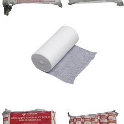 Open Wove Rolled Bandages BP Type III (15 CM x 5 M x 12 Nos) Pack of 2 Bandage Protector-image-28