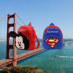 SM 122MS Mickey & Superman Combo Kids School Lunch Bag Lunch Bag-image-91