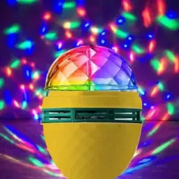 DISCO LED BULB MULTI COLOR FOR DIWALI PARTY DJ LIGHT DECORATION BULB 1 PC Single Disco Ball-image-32