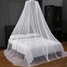 Cotton Adults Washable ROUND CANOPY Mosquito Net-image-4