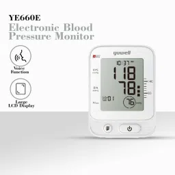 MEDILMA Yuwell Digital Blood Pressure Monitor with Advance Features Systolic & Diastolic YE660E Bp Monitor image 2