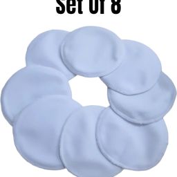 Reusable Washable Nursing Maternity Breast Pads | Absorbent Comfort Fit - 8 Pcs Nursing Breast Pad-image-55