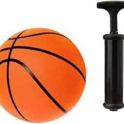 HIGH QUALITY BASKETBALL Multi color size 7 WITH Basketball pump Basketball - Size: 7-picture-26