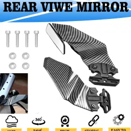 Manual Rear View Mirror For Suzuki, KTM, BMW, Yamaha Universal For Bike-10