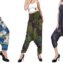 Printed Rayon, Cotton Women Harem Pants-image-48