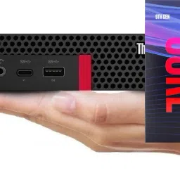 Longan ThinkCentre Tiny Desktop | Core™ i7 - 9700 [12M Cache, Up to 4.70 GHz] [UTI] Core i7 (9th Generation) Octa-Core Processor (32 GB RAM/Integrated Intel® UHD 630 Graphics/1 TB SSD Capacity/Windows 11 Pro) Mini Gaming Tower with MS Office-16