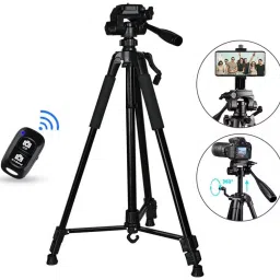 Fitgear FG-668 Portable Phone Live Selfie Tripod DV SLR Camera Stand Tripod-image-60