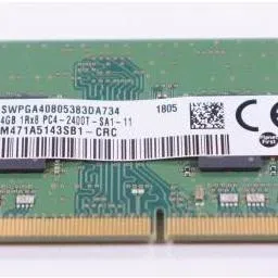 SAMSUNG PC4-2400T, 1.2V , 1Rx8 DDR4 4 GB (Single Channel) Laptop (M471A5143SB1-CRC, DDR4-2400Mhz, laptop RAM) image 2