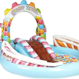 Intex Inflatable Candy Zone Water Play Center With Pump Inflatable Swimming Pool-image-15