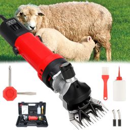 6 Speed Electric Sheep Hair Cutting Machine For Animal Pet Clipper Sheep Trimmer Red, Black Pet Hair Trimmer-18