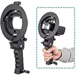 FND S-Type Bracket Replacement for Godox & Bowens S Mount Holder Rotating Flash Bracket image 2