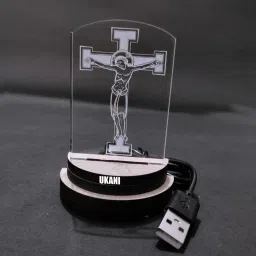 3D USB JESUS CHRIST Night for Car/Office/Desktop/Gift/Top 7 Color Change Light Table Lamp-25