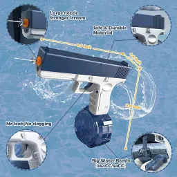 Holi Pichkari Electric Water Gun | Automatic Squirt Gun Toy for Kids Water Gun-image-50