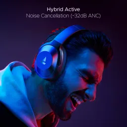 boat Nirvanaa 751 ANC Hybrid Active Noise Cancellation Bluetooth Headset image 2