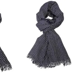 Self Design Pure Cotton Men Multicolor Fancy Scarf-image-27