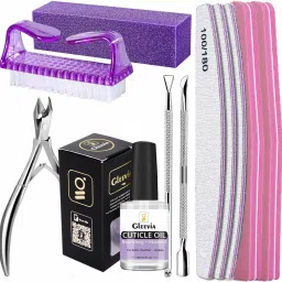 Nail Cuticle Remover Kit with Nail File & Buffer, Buffer Block, Cuticle Nipper, Peelar & Pusher, Cuticle Oil for Nail Care Combo-picture-10