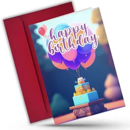aanyacentric 5.8x8.3inch A5 Size Son Daughter Kid Girl Boy Birthday Gift Printed Greeting Card-picture-16