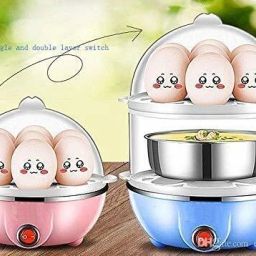 vt global Double Layer Egg Boiler 2 In 1 Electric Mini Egg Boiler Egg Cooker (14 Eggs) Egg Boiler Egg Cooker image 5