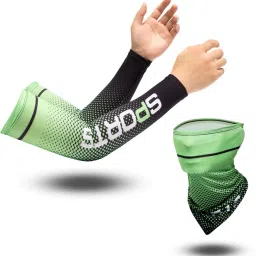 UV Protection Arm Sleeves Bandana Combo for Men Cooling Arm Sleeves UPF 50 Arm Cycling Gloves-15