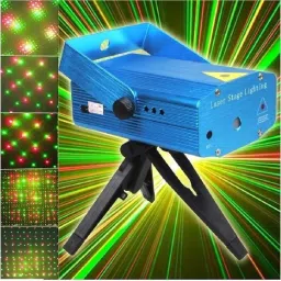 Mini LED Dj Disco 6 Modes Combination, Stage Sound Activated Projector Shower Laser Light-11