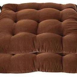 Microfibre Solid Chair Pad Pack of 2-18