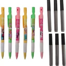 6PCS Fancy Cartoon Printed Mechanical Pencils 2.0mm with Lead Refills Box Pencil-image-60