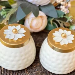 Iron Metal Pickle and Spices Storage Jars (Set of 2) | Dry Fruit Storage Containers Storage Basket-10