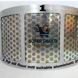 Aluminum 1 HP Jali for All Flour mill And Pulverizer Jali No 1 | Heavy 1 hp Aluminum Jali No 1 Flourmill-image-91