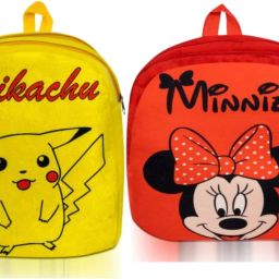 Small 12 L Backpack BM-Latch_combo of 2 yellow pikachu, red minnioe_1609-image-85