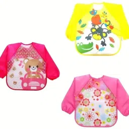 Baby Button Bibs Apron for Waterproof2266-image-29