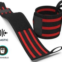 ffive Wrist Support with Thumb Loop Strap for Gym,Workout & Strength Training Supporter image 3