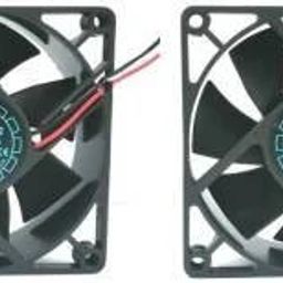 FUTURONICS Pack of 2 Pack of 2 DC 12V Cooling Fan for DIY Incubator Cabinet Fan 3.5-Inch Cooler-image-31