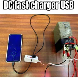 GoodsBazaar Dual Port USB Mobile Charger 12V DC Converter 12 Volt Power Adaptor SMPS Charger-19