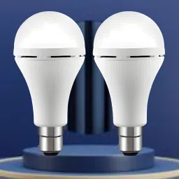 Emergency 15W Inverter LED Bulb with 1200mAh Rechargeable Battery Pack of 2 A115 4 hrs Bulb Emergency Light-image-65