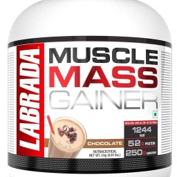Muscle Mass Gainer 3kg (Chocolate) 6lbs Weight Gainers/Mass Gainers-20