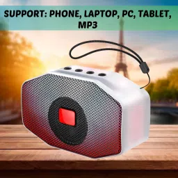 SACRO S103 Bluetooth (PORTABLE DESKTOP SPEAKER) Dynamic Thunder Sound & High Bass B112 5 W Bluetooth Laptop/Desktop Speaker-image-83