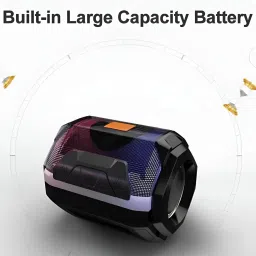 BVEXO Speaker: Power Sound, RGB Lights, Endless Music 5 W Bluetooth Party Speaker image 4