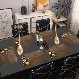 revexo Rectangular Pack of 6 Table Placemat image 3