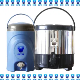 Water Bottle Dispenser 6 Liter, Table Top Bottom Loading Jar Blue & Black 2nos Bottom Loading Water Dispenser-image-16