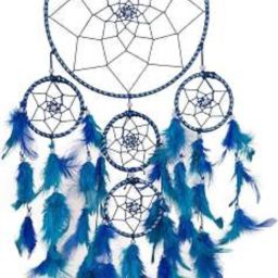 5 Rings Ocean Color Dream Catcher Wall Hanging For Home / Office Wool Dream Catcher-image-79