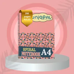 uniqpal SET OF 10 A4 Notebook RULED /LINE 200 Pages image 3