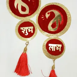 Shubh Labh for Home Decoration | Decorative Door Hanging for Festivals & Pooja Toran-image-92