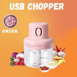 Electric Chopper, Rechargeable Chopper for Kitchen Vegetable & Onion Garlic A229 Electric Vegetable & Fruit Chopper-image-45