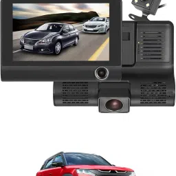 170 Degree/3 Lens G-Sensor 4Inch 3 Way DVR Video Recorder For Car Black LCD-image-47