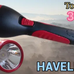 havells Bright White Torch 3W ! Inbuilt Rechargeable Maintenance Free Battery Torch image 5