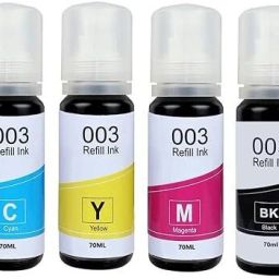 gAdi 003 Refill Ink for Epson L3110,L3115,L3116,L3150,L1110,L3151,L3152,L3156 Printer Black + Tri Color Combo Pack Ink Bottle-image-99