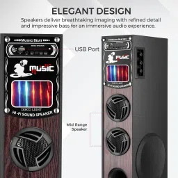 QuillQuarry B-3F/K Tower Multimedia Speaker System Remote Control 130 W Bluetooth Tower Speaker-image-39