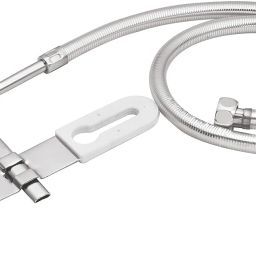 Multi 304 Grade Stainless Steel Toilet Bidet Jet Spray 1 Mtr Flush Valve Faucet Bidet Nozzle-image-6