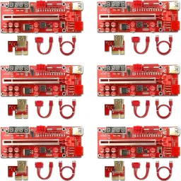 LipiWorld (Pack Of 6) VER-14Pro V014 Pro PCI-E 1X to 16X Pcie Riser Card GDDR4 16 GB NVIDIA Chipset 64 bit 120 MHz Graphics Card-20