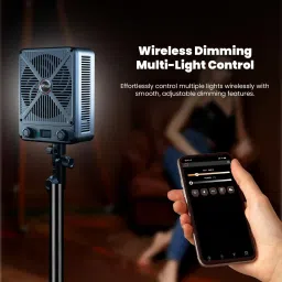 Hiffin HF-250 PRO Wonder Series 250W LED Studio Light | CCT 2700K-6500K | App Control 17800 lx Camera LED Light image 3